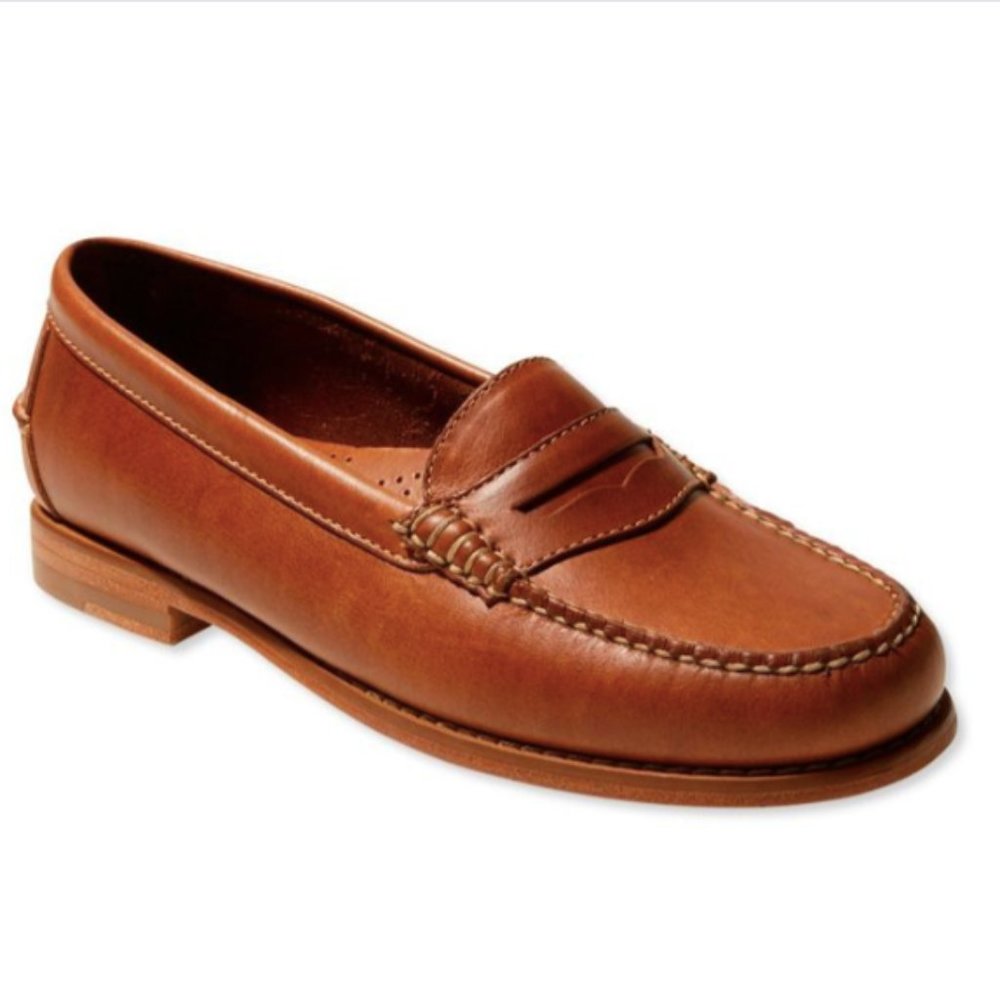 LL Bean Signature Handsewn Leather Loafer